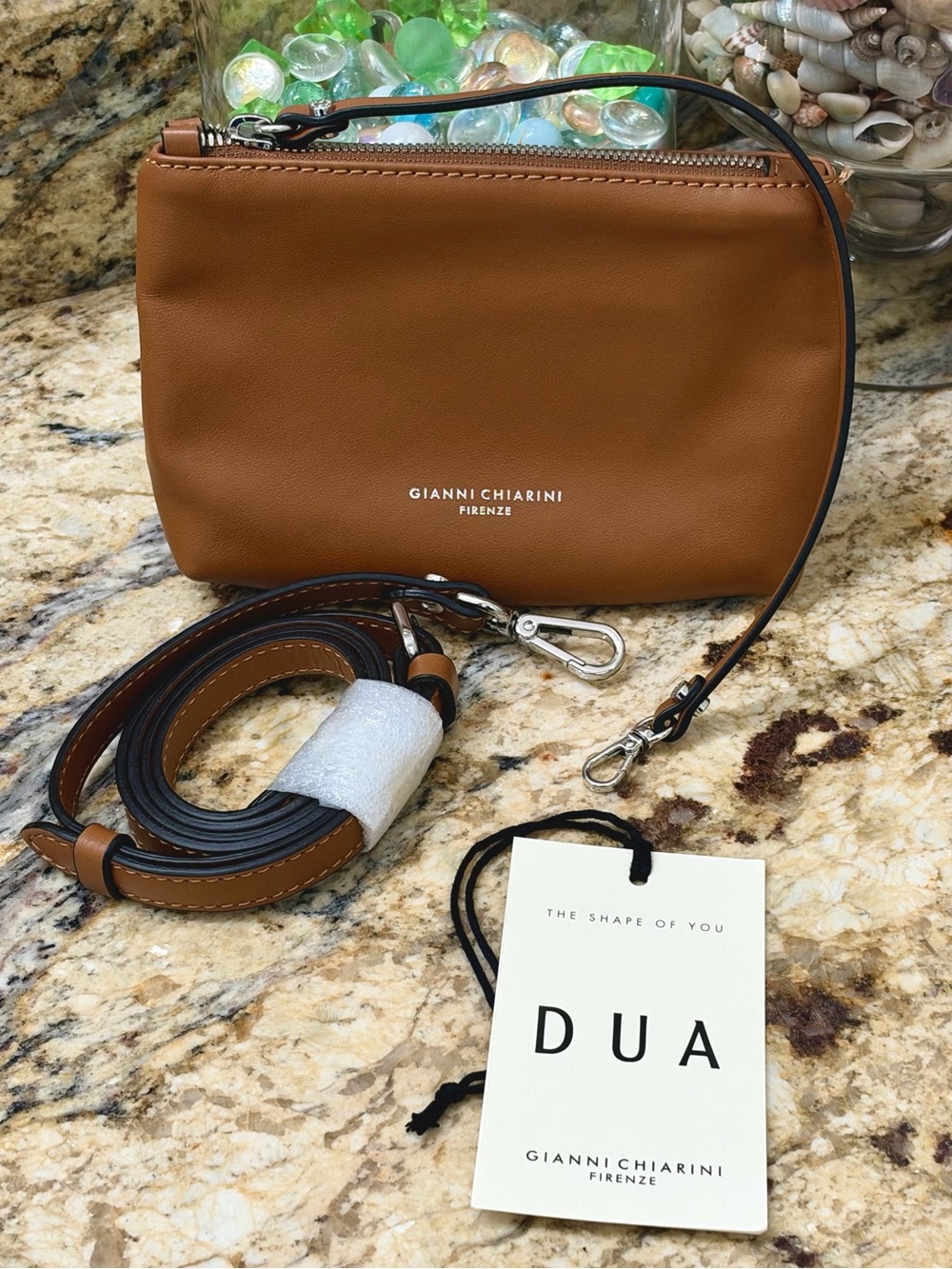 GIANNI CHIARINI FIRENZE Small Zippered Bag 7.5”